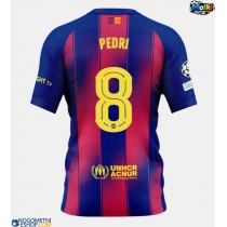 Moški Nogometni dresi Barcelona Pedri Gonzalez #8 Domači 2025-26 Kratek Rokav